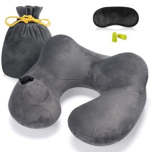 Almohada de viaje avión