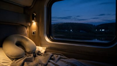 Cómo probar una almohada de viaje antes de un trayecto nocturno