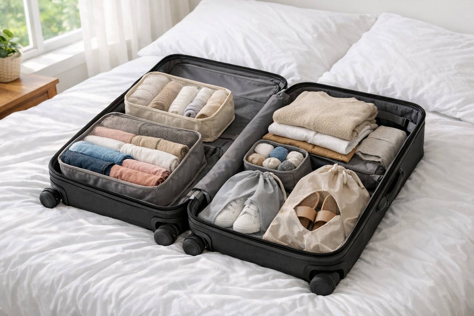 Trucos para hacer la maleta perfecta: ahorrar espacio sin arrugar la ropa